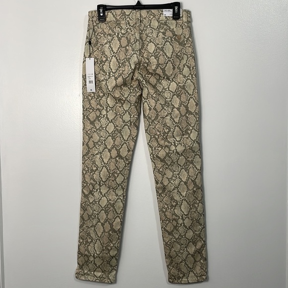 NEW Joe’s Jeans Lara Mid Rise Cigarette Vesper Snakeskin Print Size 26 - Picture 6 of 8